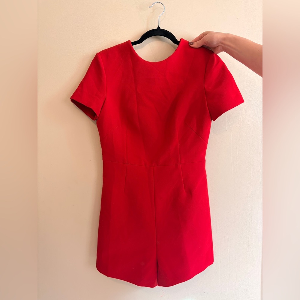 Zara Vibrant Red Jumpsuit